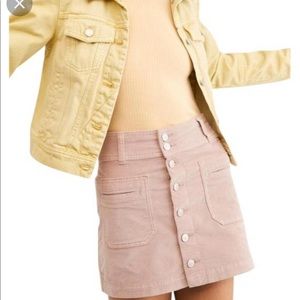 Corduroy Free People Skirt